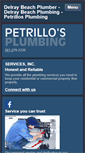 Mobile Screenshot of petrillosplumbing.com